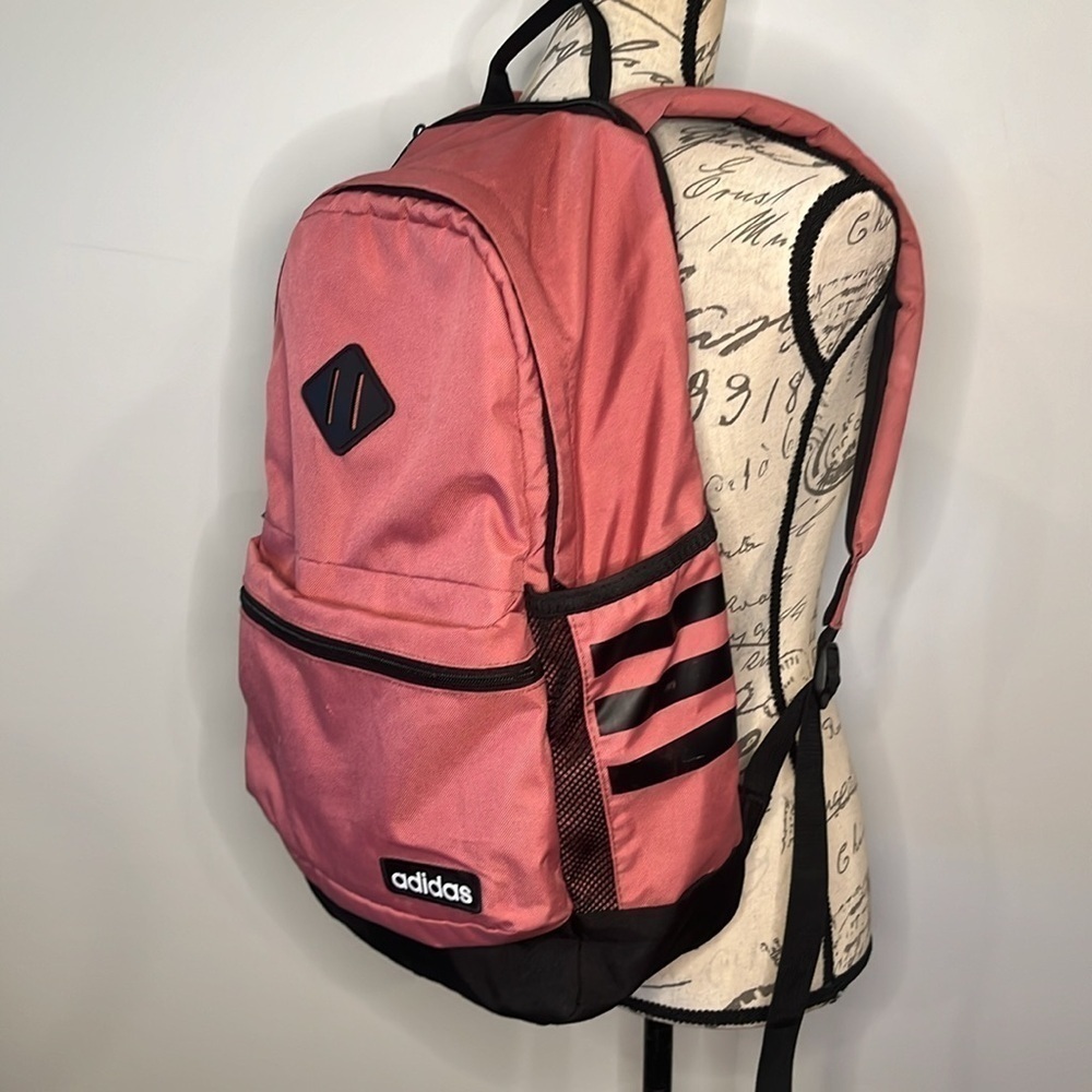 Adidas backpack book bag mauve rose pink - Picture 2 of 8